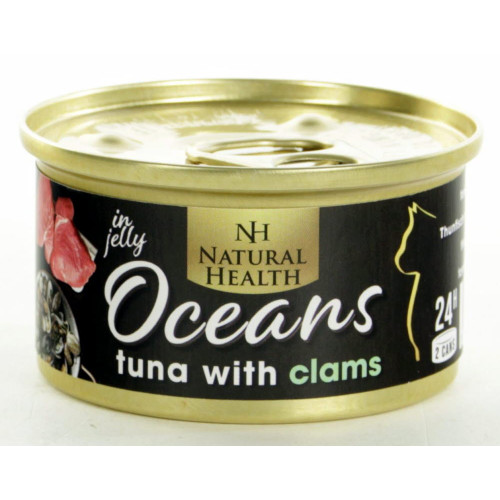 Natural Health Cat Oceans Tuna & Clams 85 gram